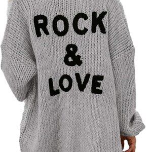 Women's Long Sleeve Open Front Knit Cardigans Sweaters Soft Loose Draped Coat Ou